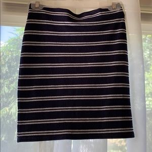 Loft Stripped Skirt